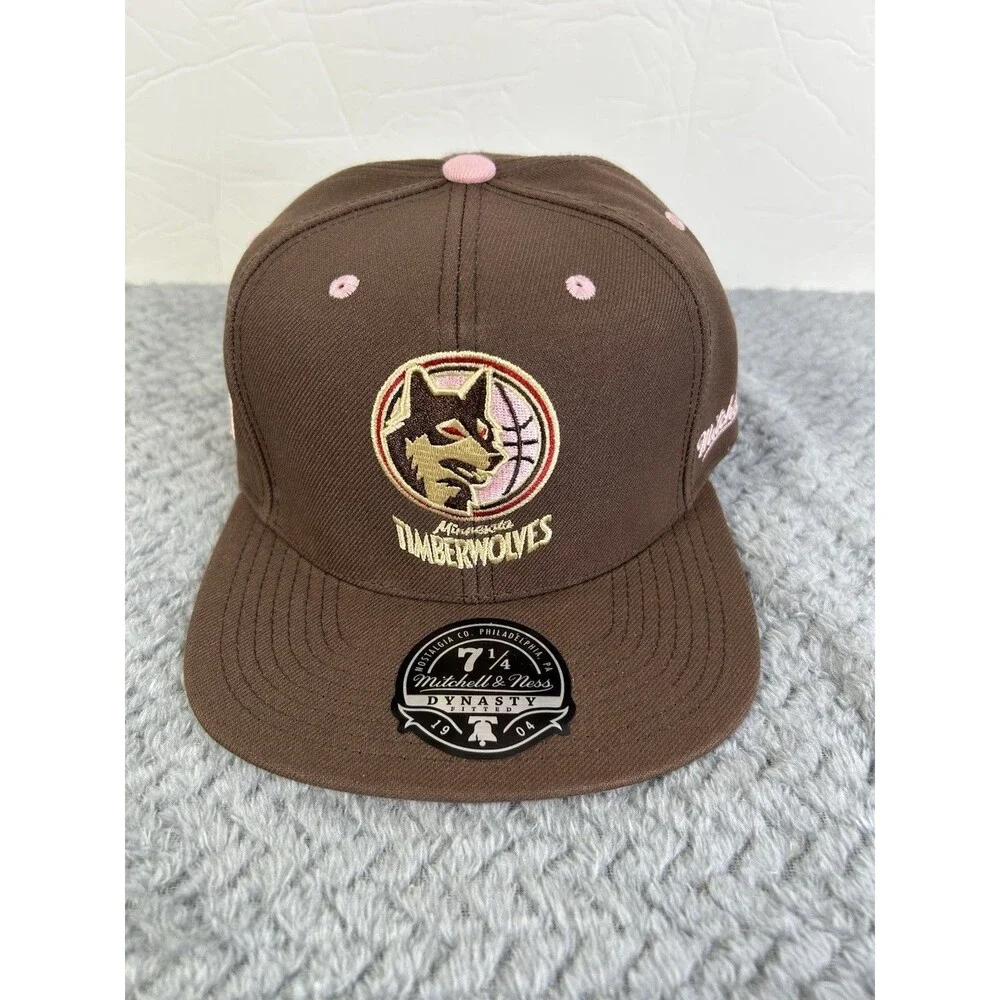 Minnesota Wolves 7 1/4  Mitchell & Ness 1994 All-Star Game HWC Brown Sugar Bacon